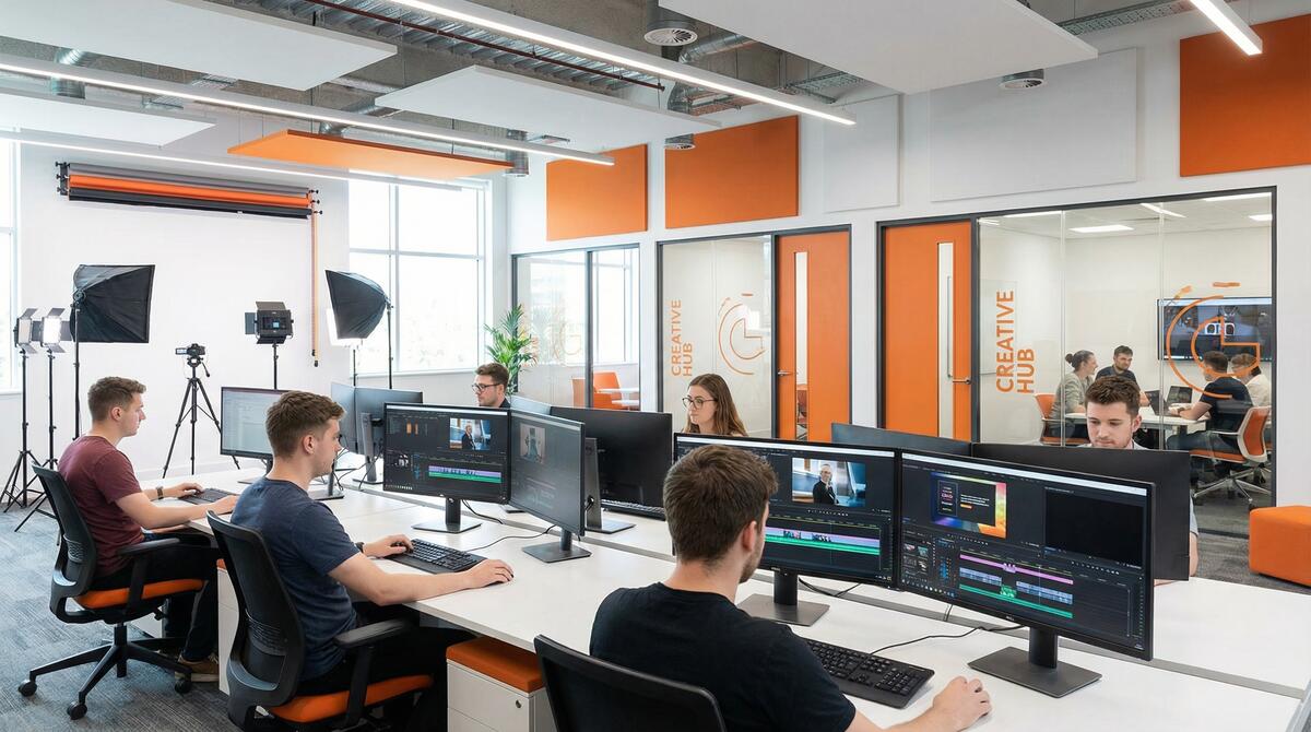 绿帽社办公环境